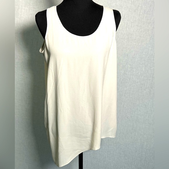 NWT‎ Eileen Fisher 100% Silk Women Tank Blouse- PS - Picture 1 of 12